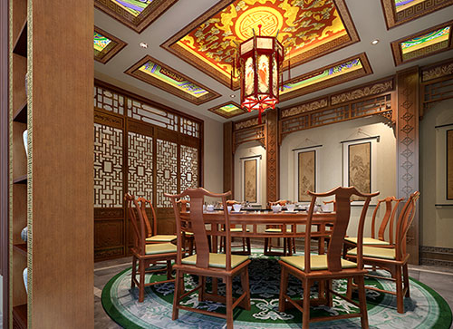 忻州中式古典风格家居装修设计效果图