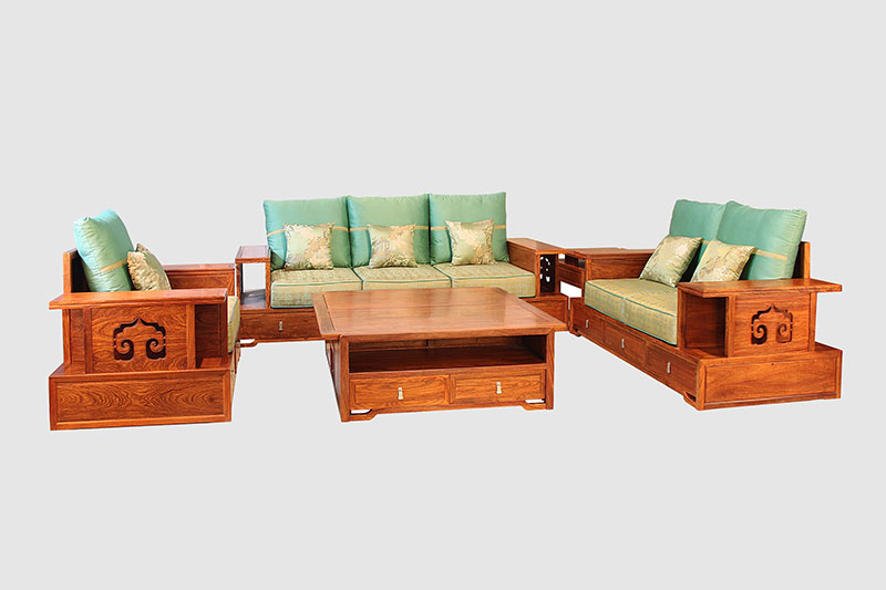 忻州中式实木沙发简直太美了
